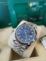 Load image into Gallery viewer, Rolex Datejust 41mm 126334 2024 Blue Diamond Dial Jubilee
