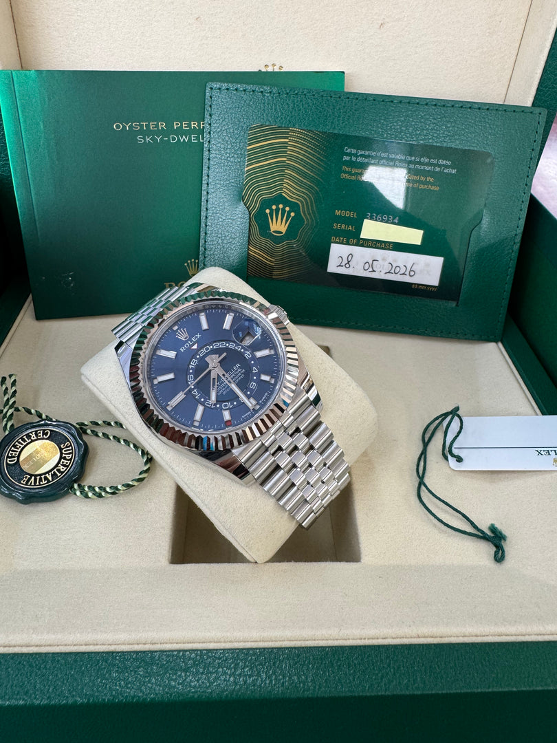 Rolex Sky-Dweller 336934 Blue Dial 2026 Jubilee