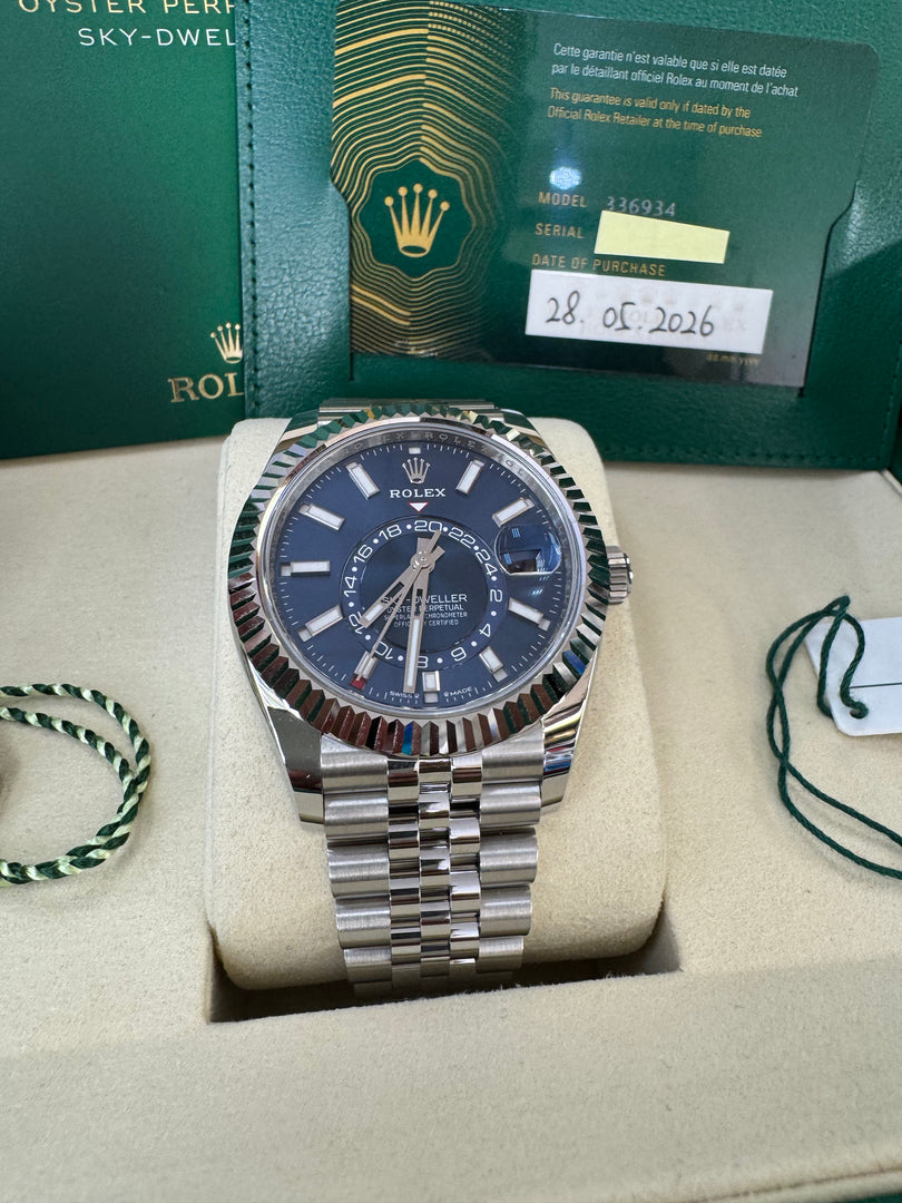 Rolex Sky-Dweller 336934 Blue Dial 2026 Jubilee
