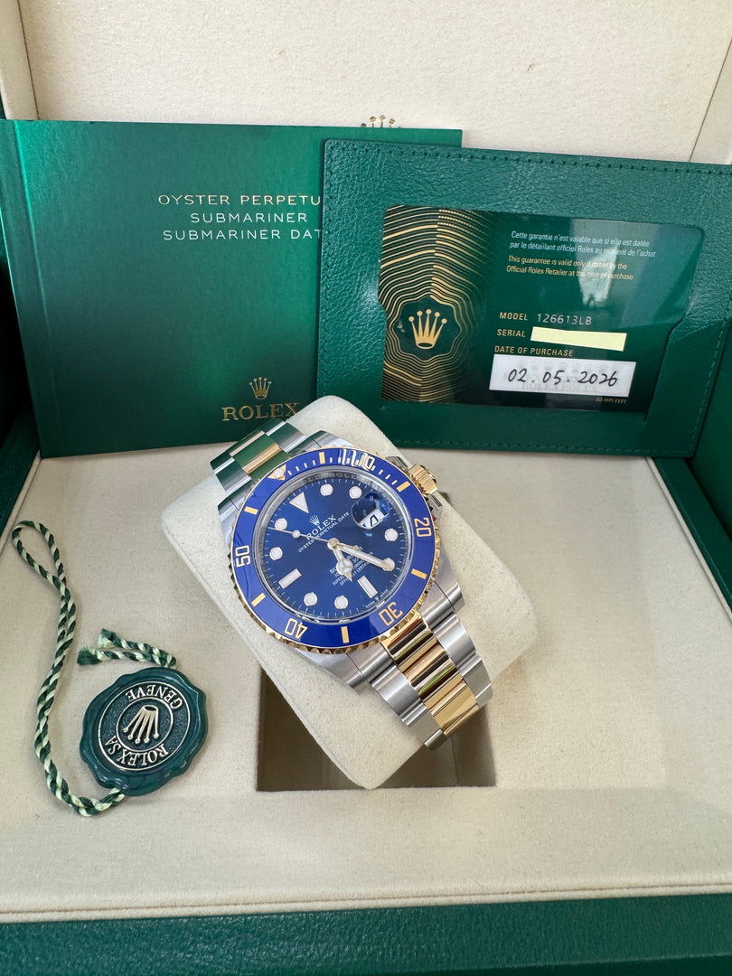 Rolex Submariner Date 41mm 126613LB 2026 "Bluesy"