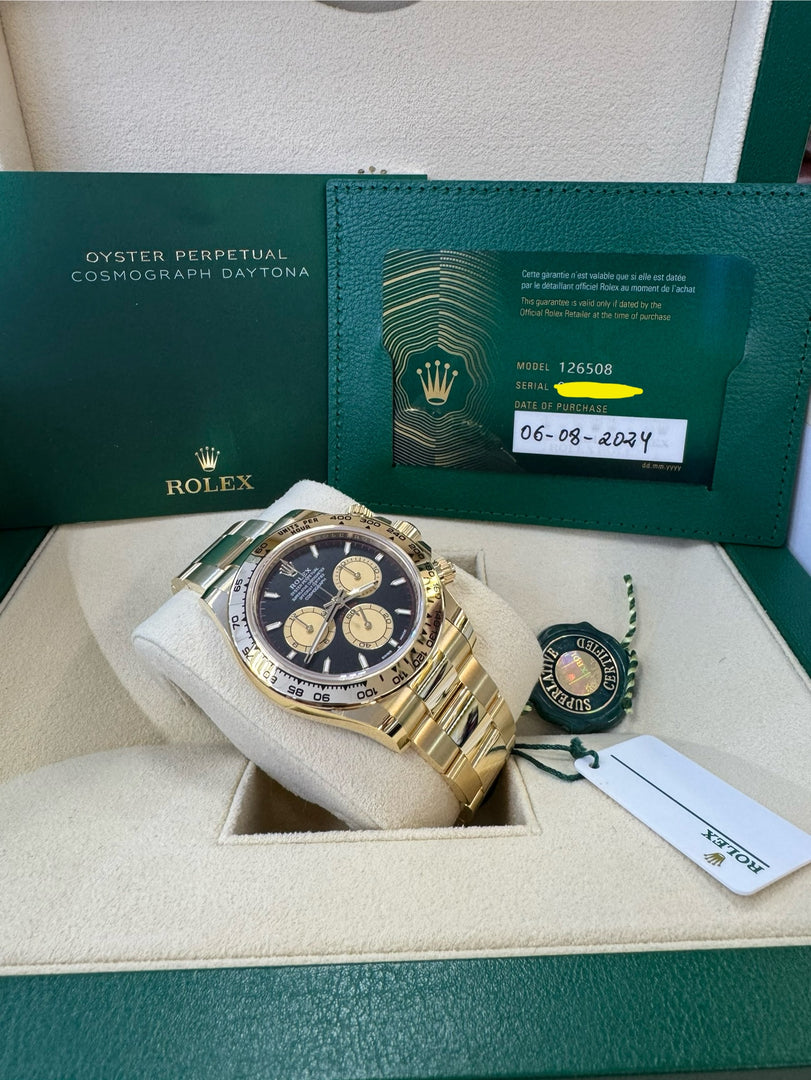 Rolex Daytona 126508 Unworn Card 2024 Paul Newman Dial