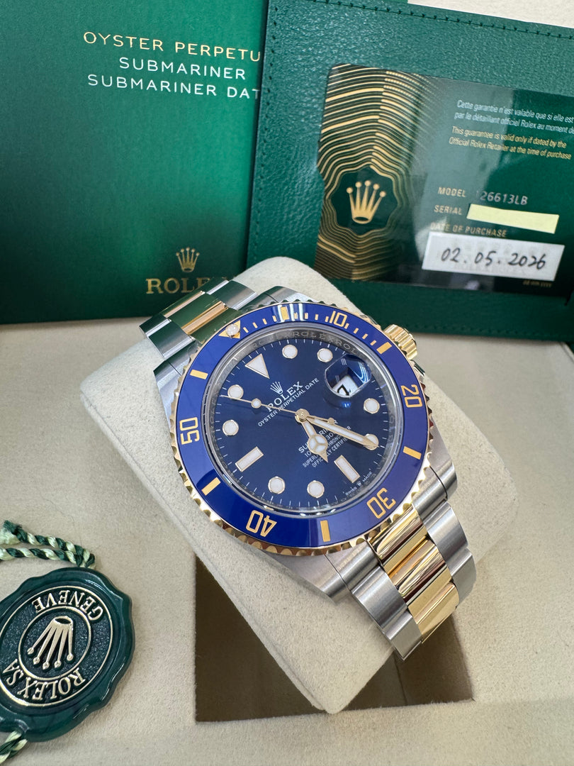 Rolex Submariner Date 41mm 126613LB 2026 "Bluesy"