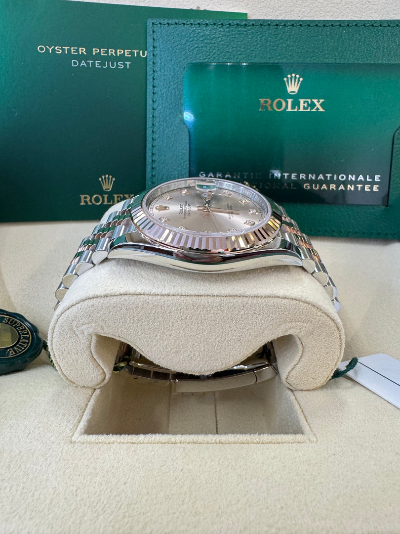 Rolex Datejust 41 Sundust Diamond Dial 126331 2024 Jubilee