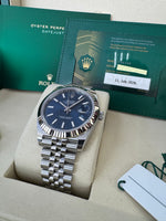 Load image into Gallery viewer, Rolex Datejust 41mm 126334 2026 Blue Index Dial Jubilee