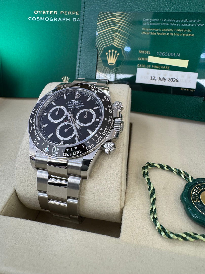 Rolex Daytona 126500LN 2026 "Darth Vader" New