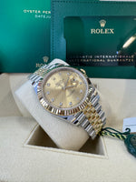 Load image into Gallery viewer, Rolex Datejust 41 Champagne Diamond Dial 126333 2024 Jubilee
