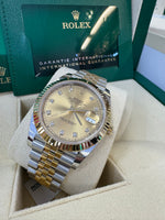 Load image into Gallery viewer, Rolex Datejust 41 Champagne Diamond Dial 126333 2024 Jubilee
