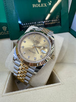 Load image into Gallery viewer, Rolex Datejust 41 Champagne Diamond Dial 126333 2024 Jubilee
