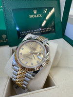 Load image into Gallery viewer, Rolex Datejust 41 Champagne Diamond Dial 126333 2024 Jubilee
