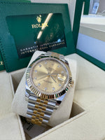 Load image into Gallery viewer, Rolex Datejust 41 Champagne Diamond Dial 126333 2024 Jubilee
