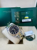 Load image into Gallery viewer, Rolex Datejust 41 Black Index Dial 126333 2024 Oyster
