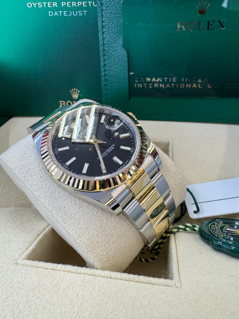 Rolex Datejust 41 Black Index Dial 126333 2024 Oyster