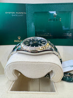 Load image into Gallery viewer, Rolex Datejust 41 Black Index Dial 126333 2024 Oyster
