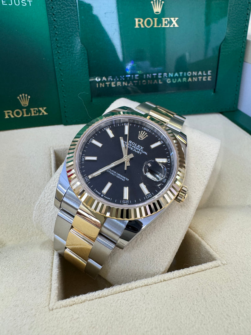 Rolex Datejust 41 Black Index Dial 126333 2024 Oyster