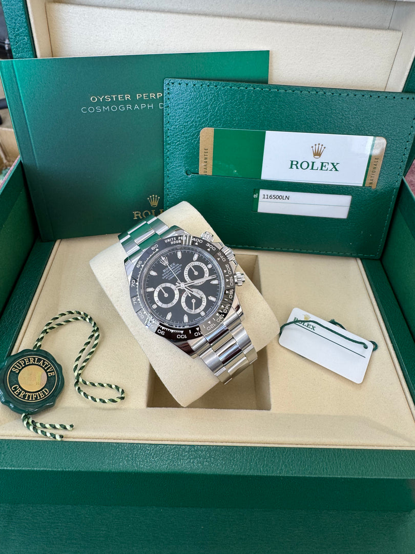 Rolex Daytona 116500LN 2020 Black Dial