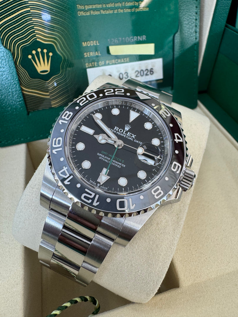 Rolex GMT-Master II "Bruce Wayne" 2026 126710GRNR Oyster