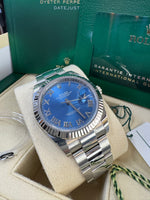 Load image into Gallery viewer, Rolex Datejust 41mm 126334 2023 Blue Azzuro Dial Oyster
