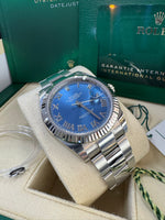 Load image into Gallery viewer, Rolex Datejust 41mm 126334 2023 Blue Azzuro Dial Oyster
