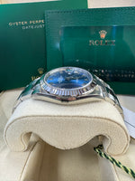 Load image into Gallery viewer, Rolex Datejust 41mm 126334 2023 Blue Azzuro Dial Oyster
