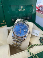 Load image into Gallery viewer, Rolex Datejust 41mm 126334 2023 Blue Azzuro Dial Oyster
