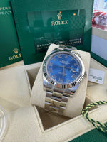 Load image into Gallery viewer, Rolex Datejust 41mm 126334 2023 Blue Azzuro Dial Oyster
