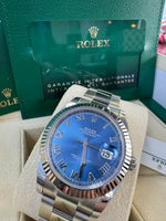 Load image into Gallery viewer, Rolex Datejust 41mm 126334 2023 Blue Azzuro Dial Oyster
