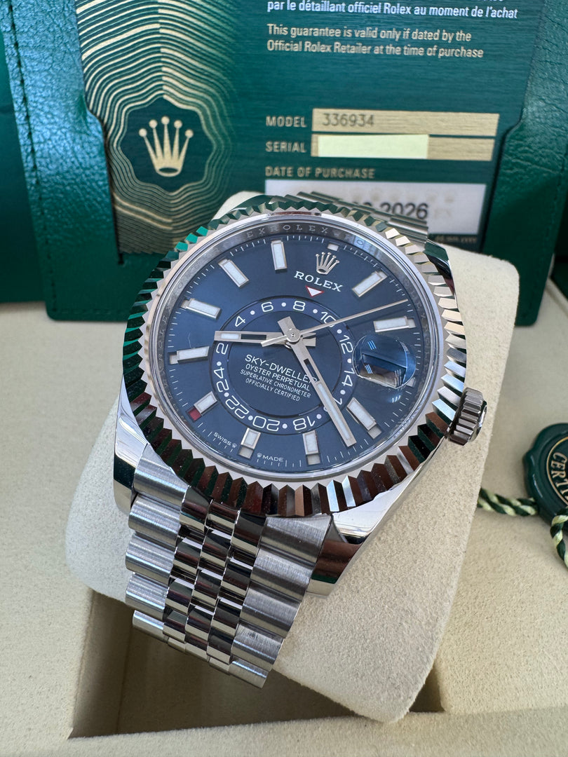 Rolex Sky-Dweller 336934 Blue Dial 2026 Jubilee