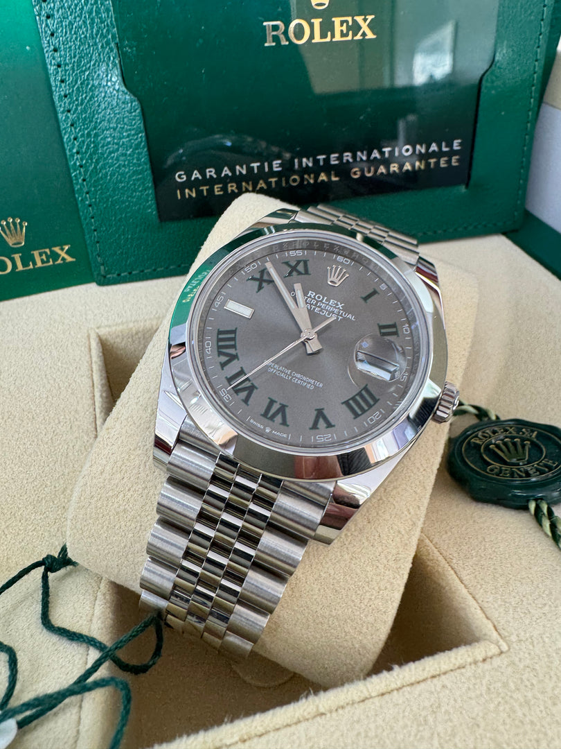 Rolex Datejust 41mm 126300 2024 Wimbeldon Jubilee