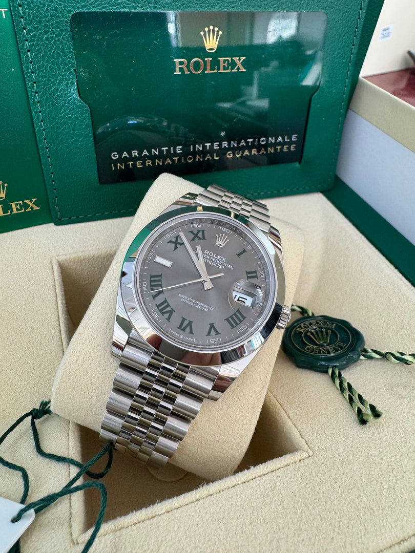 Rolex Datejust 41mm 126300 2024 Wimbeldon Jubilee