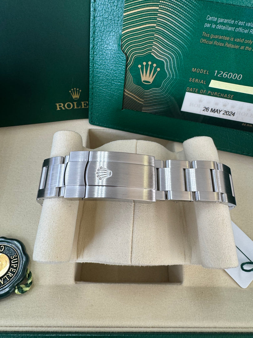 Rolex Oyster Perpetual 36mm 2024 Black Dial 126000