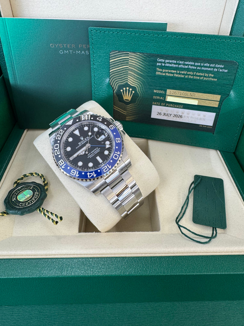 Rolex GMT-Master II "Batman" 2026 126710BLNR Oyster