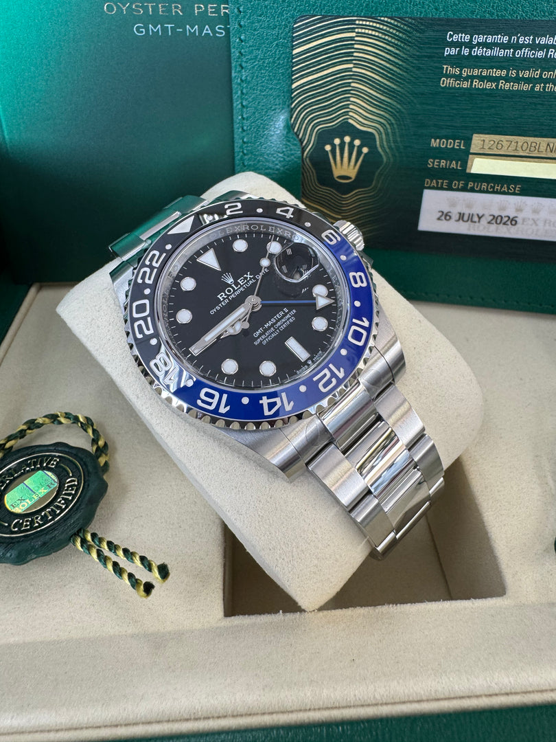 Rolex GMT-Master II "Batman" 2026 126710BLNR Oyster