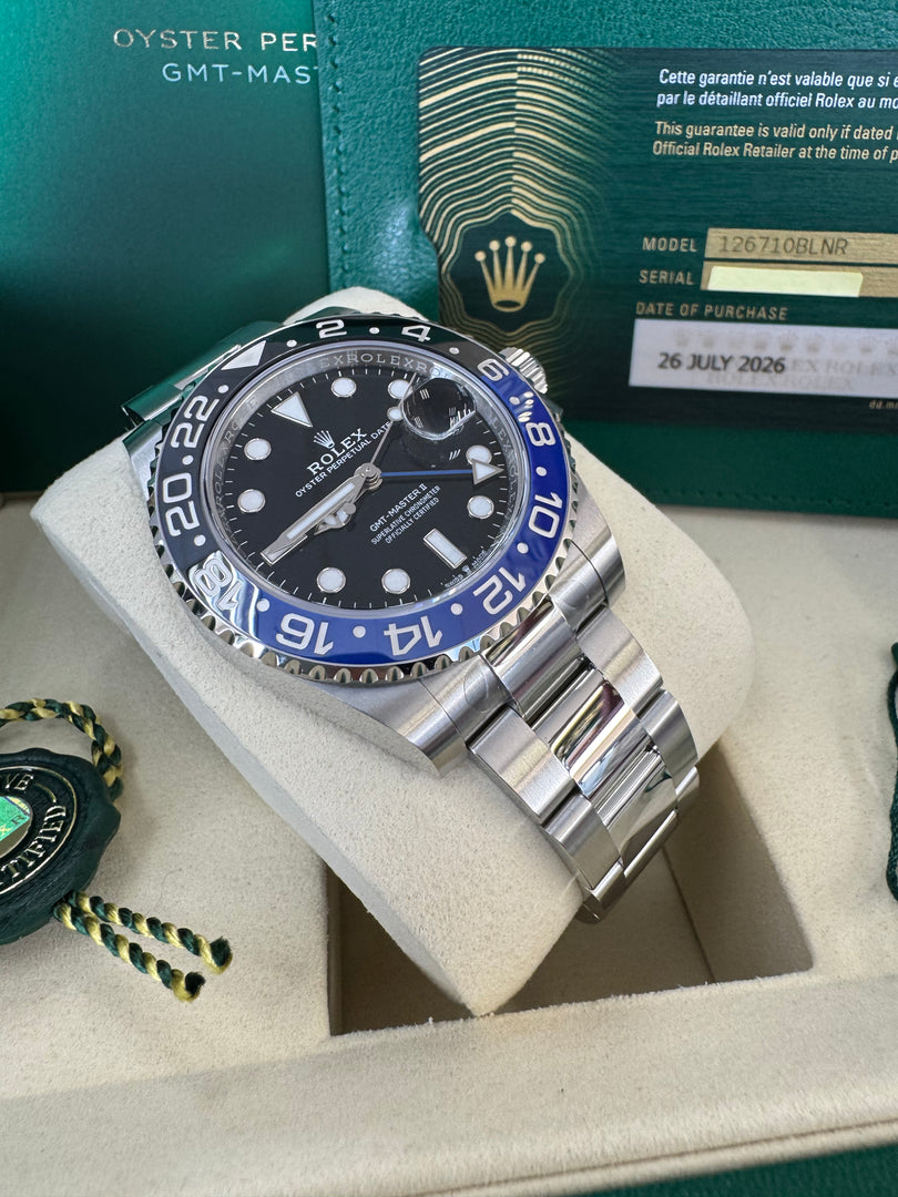 Rolex GMT-Master II "Batman" 2026 126710BLNR Oyster