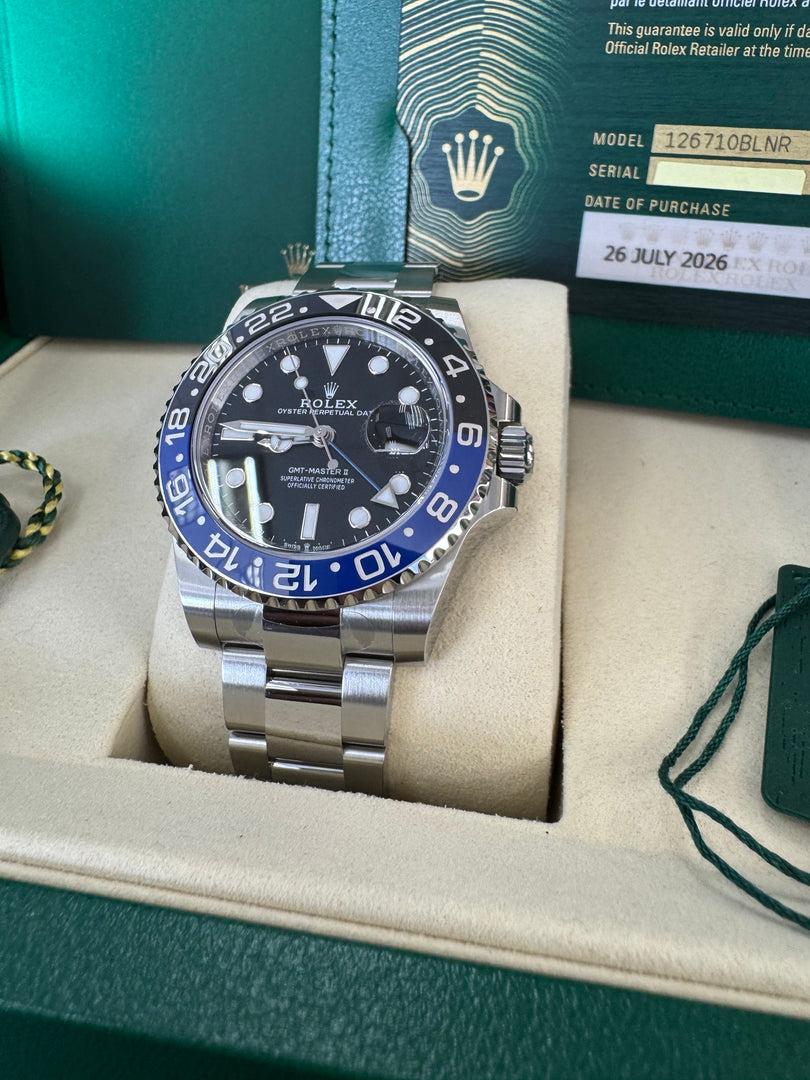 Rolex GMT-Master II "Batman" 2026 126710BLNR Oyster