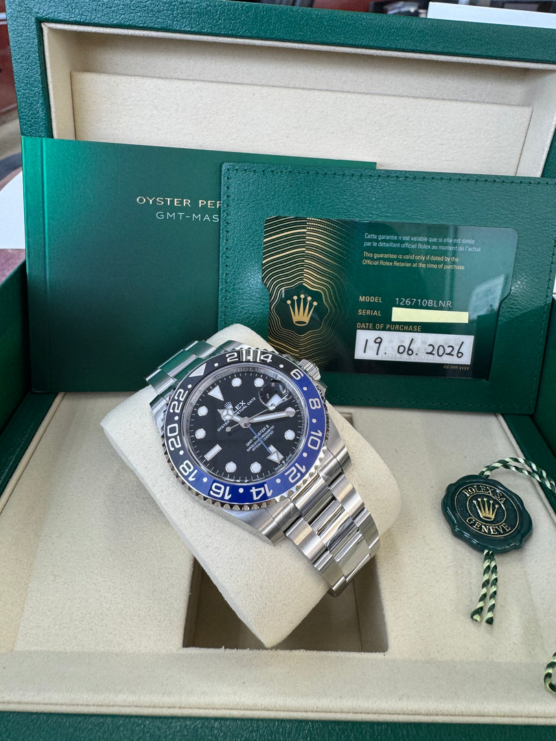 Rolex GMT-Master II "BatGirl" 2026 126710BLNR Oyster