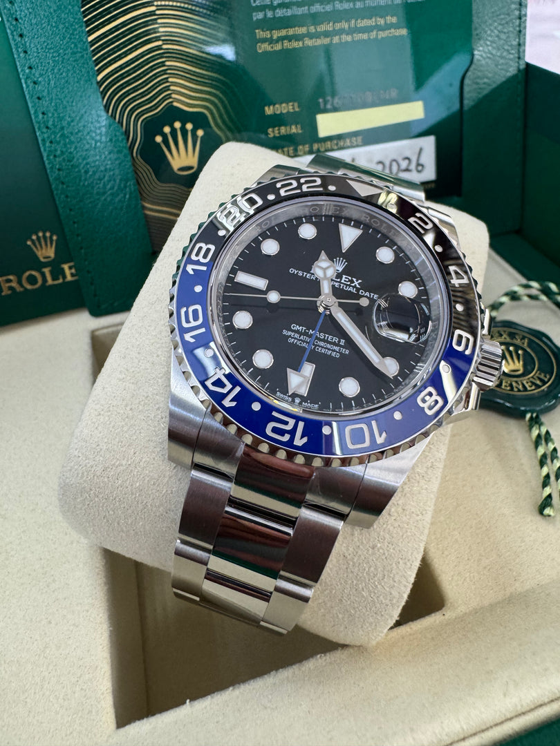 Rolex GMT-Master II "BatGirl" 2026 126710BLNR Oyster