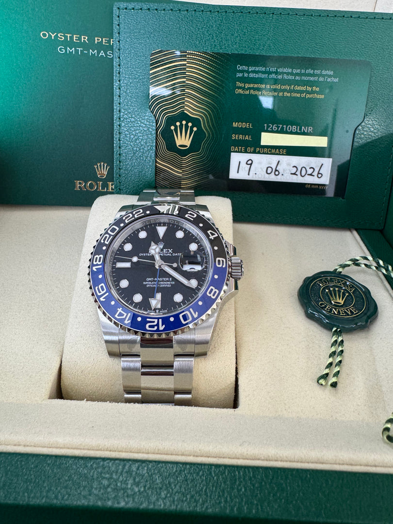 Rolex GMT-Master II "BatGirl" 2026 126710BLNR Oyster
