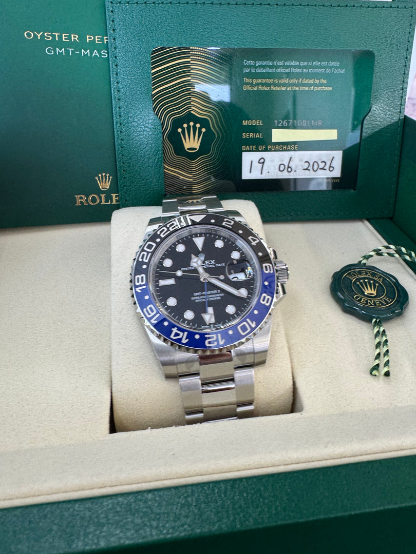 Rolex GMT-Master II "BatGirl" 2026 126710BLNR Oyster