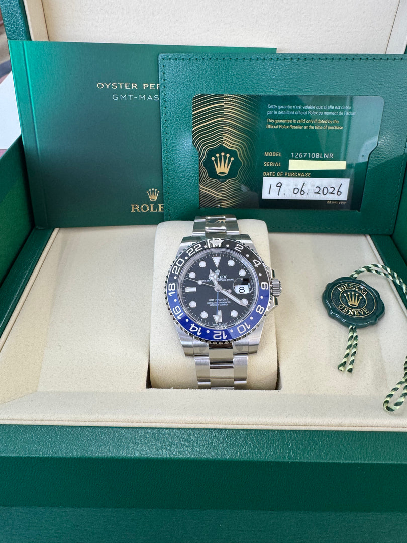 Rolex GMT-Master II "BatGirl" 2026 126710BLNR Oyster