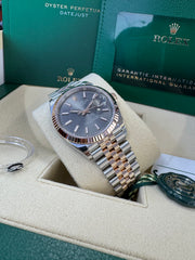 Rolex Datejust 36mm 126231 2024 Slate Dial Jubilee