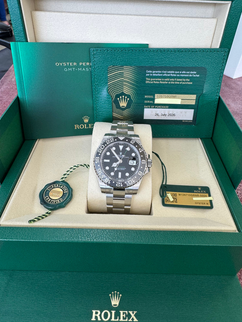 Rolex GMT-Master II "Bruce Wayne" 2026 126710GRNR Oyster