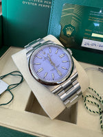 Load image into Gallery viewer, Rolex Oyster Perpetual 41mm 2026 Lavender Dial 134300