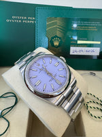 Load image into Gallery viewer, Rolex Oyster Perpetual 41mm 2026 Lavender Dial 134300
