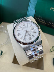Rolex Land-Dweller 40mm 127334 2026 Silver Honeycomb Dial