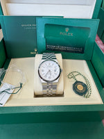 Load image into Gallery viewer, Rolex Land-Dweller 40mm 127334 2026 Silver Honeycomb Dial