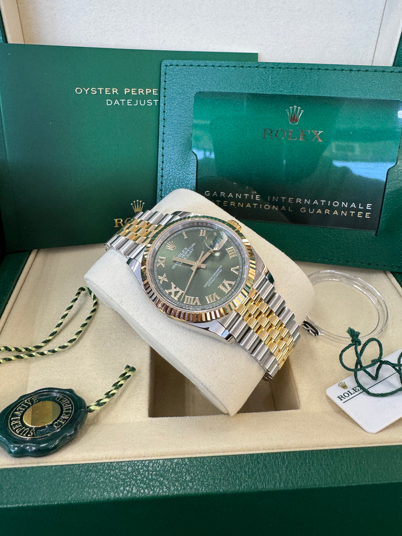 Rolex Datejust 36mm 126233 2026 Green Diamond 6&9 Dial