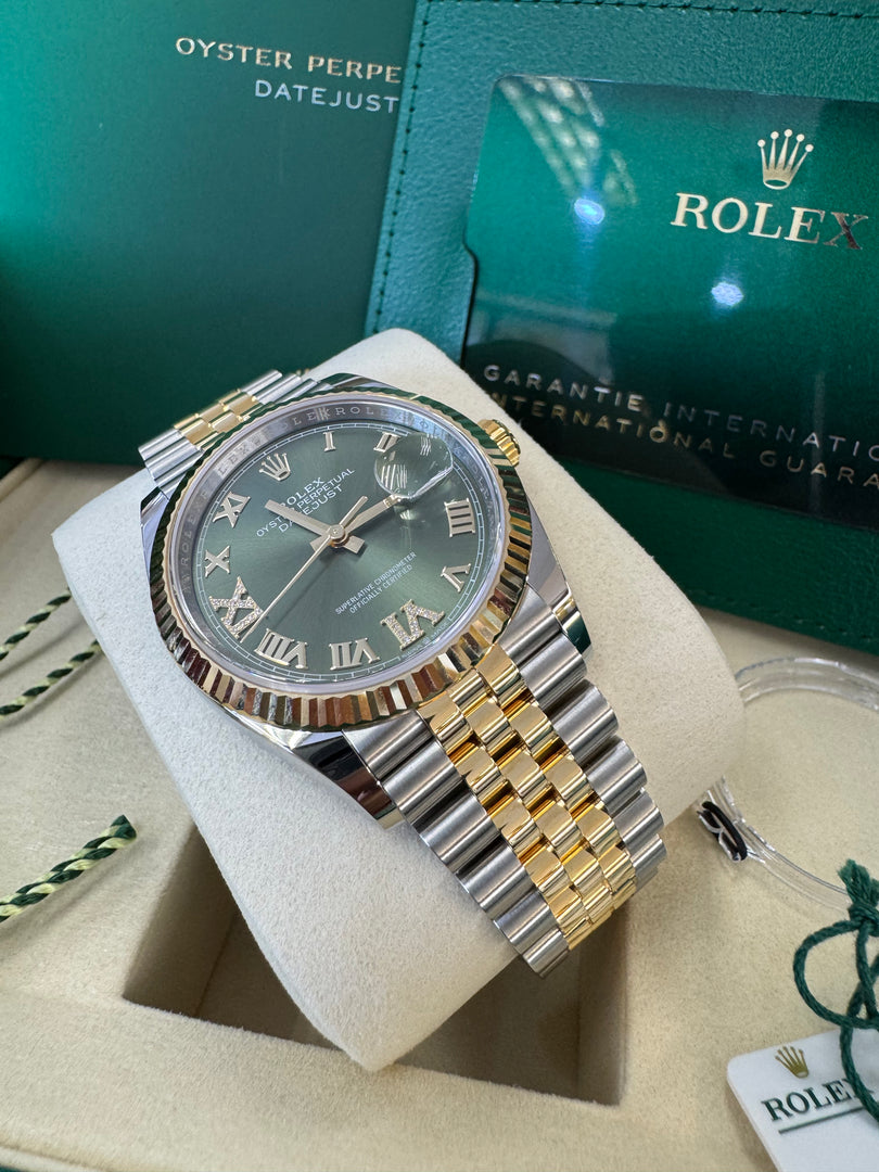 Rolex Datejust 36mm 126233 2026 Green Diamond 6&9 Dial