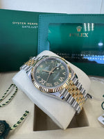 Load image into Gallery viewer, Rolex Datejust 36mm 126233 2026 Green Diamond 6&amp;9 Dial