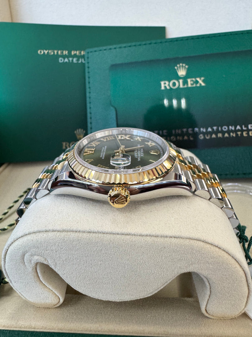 Rolex Datejust 36mm 126233 2026 Green Diamond 6&9 Dial