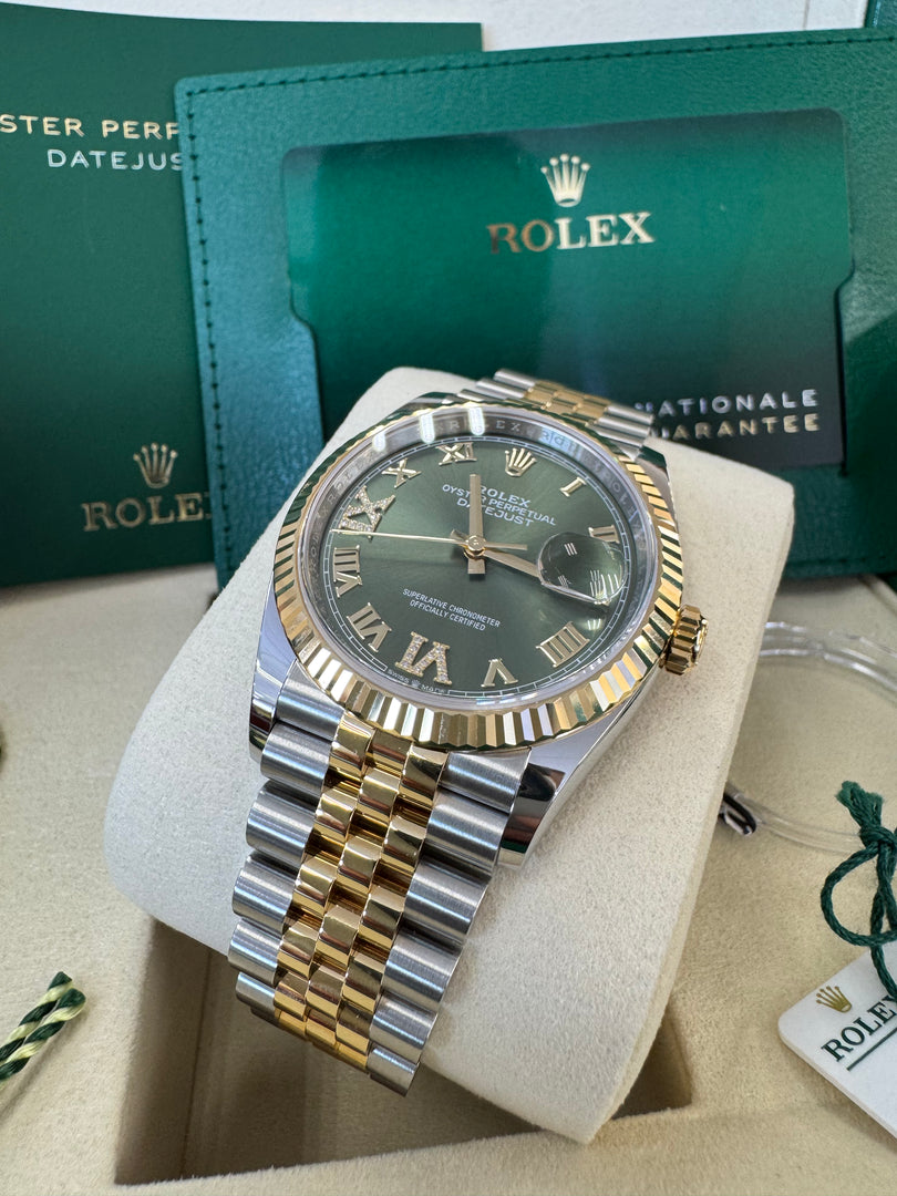 Rolex Datejust 36mm 126233 2026 Green Diamond 6&9 Dial